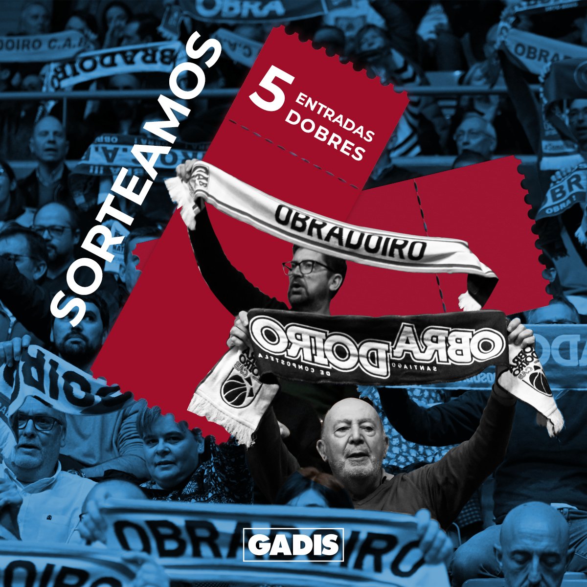 gadis's tweet photo. ✨ SORTEO ✨ Sorteamos 5 entradas dobres para asistir ao encontro entre o @obradoirocab e o @bcandorra_ST do próximo 4 de maio! Participar é moi fácil:

1️⃣ Sigue a @gadis 🙌.
2️⃣ Fai RT a este chío 🔄. 

Participa ata o 28 de abril!

Bases legais: https://t.co/XqSMXxk7ol https://t.co/yifQDlossC