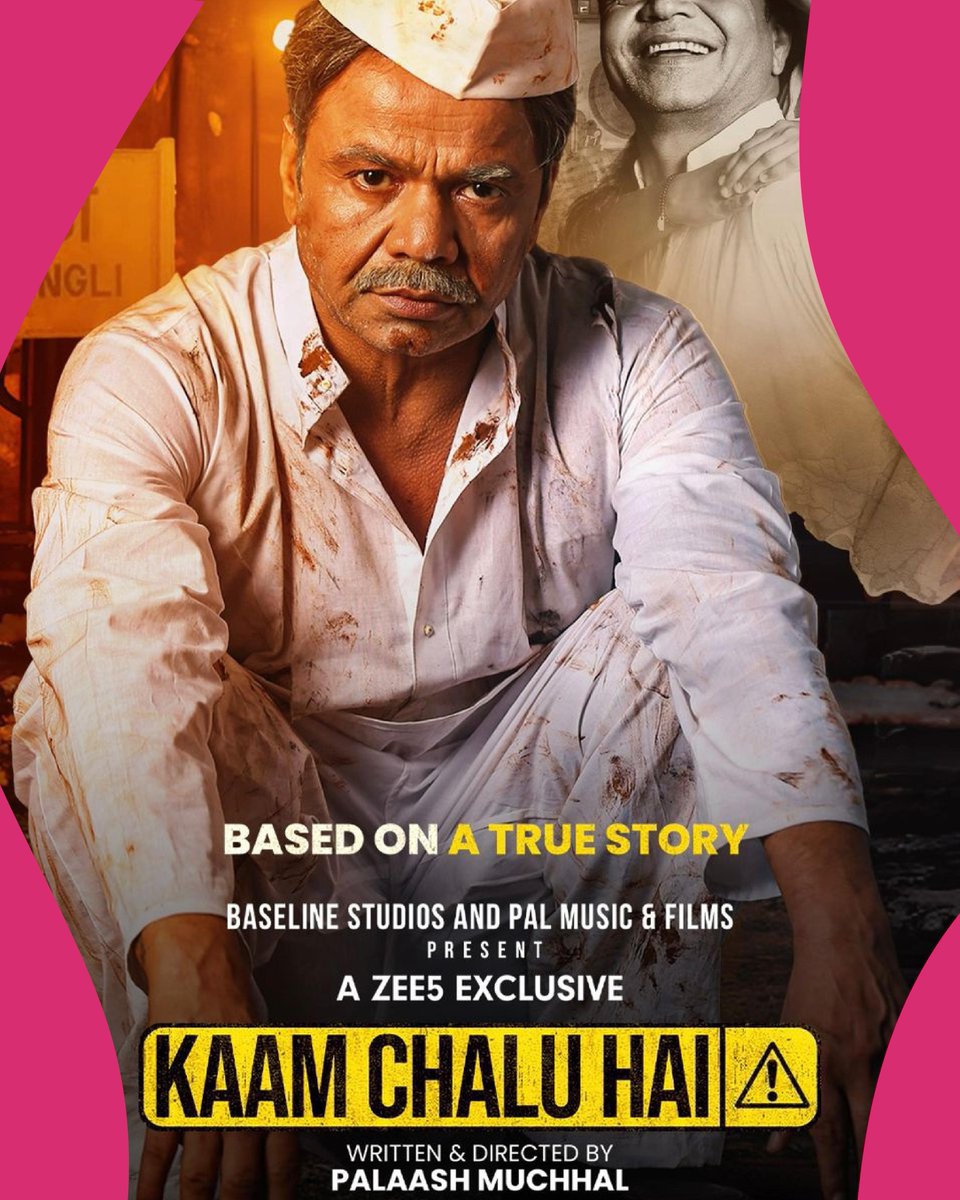 Kaam Chalu Hai streaming now on @ZEE5India 📌 Get the App for Instant Updates! - play.google.com/store/apps/det… 📌For in-depth OTT analytics & audience insights, Contact - forms.gle/PLnsyUuvgg1on9… @rajpalofficial _ #Zee5 , #Movies , #comedy ,
