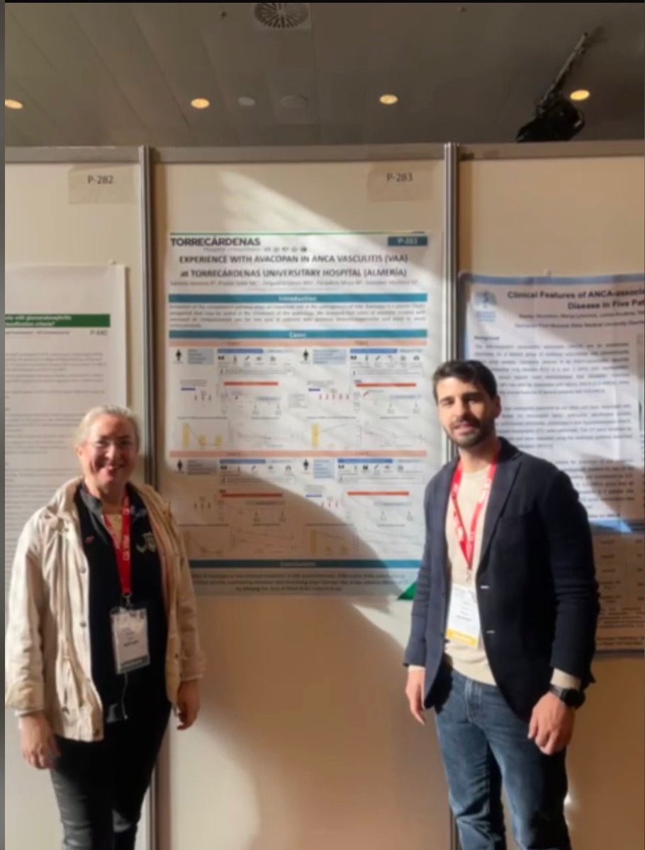 NefroHUT's tweet photo. Este mes de Abril está cargado de formación. El 7 de abril nuestros compañeros asistieron y presentaron un trabajo en el 21st International Vasculitis Workshop en Barcelona. https://t.co/oDnWBSpKpX