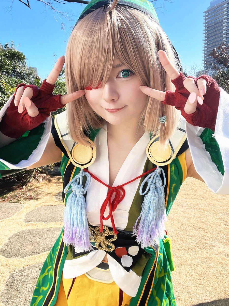 戦国乙女の山本カンスケのコスプレまとめ🍄 (自撮りで反転してるものと