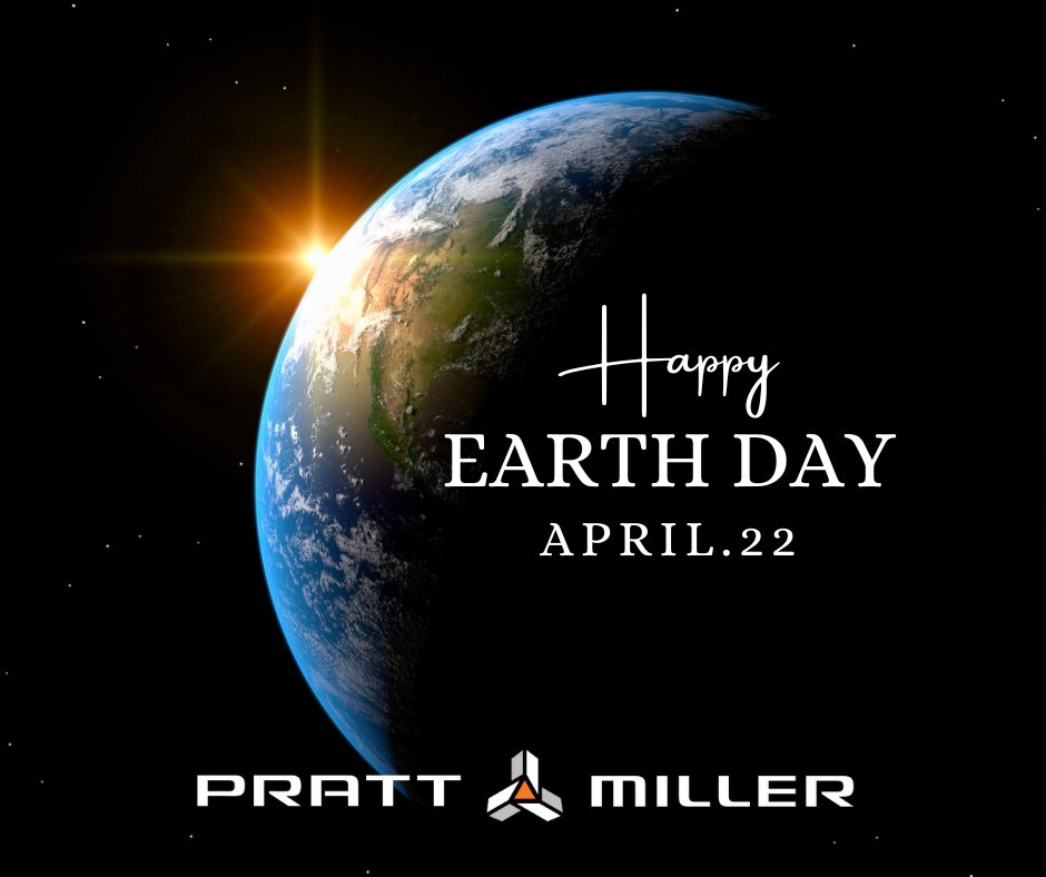 Happy Earth Day, everyone! At Pratt Miller, we're committed to sustainability and environmental stewardship every day. Let's celebrate our planet and work together to protect it for generations to come!

#PrattMiller #TransformingWhatsPossible #EarthDay #Sustainability