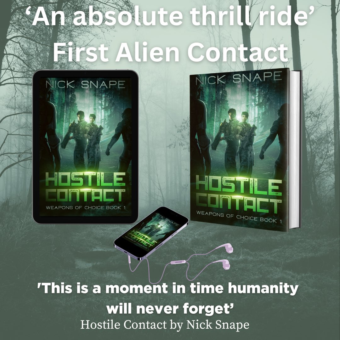 A #scifi #book #review for Hostile Contact: ‘The story never lets up, building to a conclusion that had me reconsidering notions of who the enemy really is. With its perfect blend of action, intrigue, and alien tech, Hostile Contact kicks off a strong series.’ #booktwt