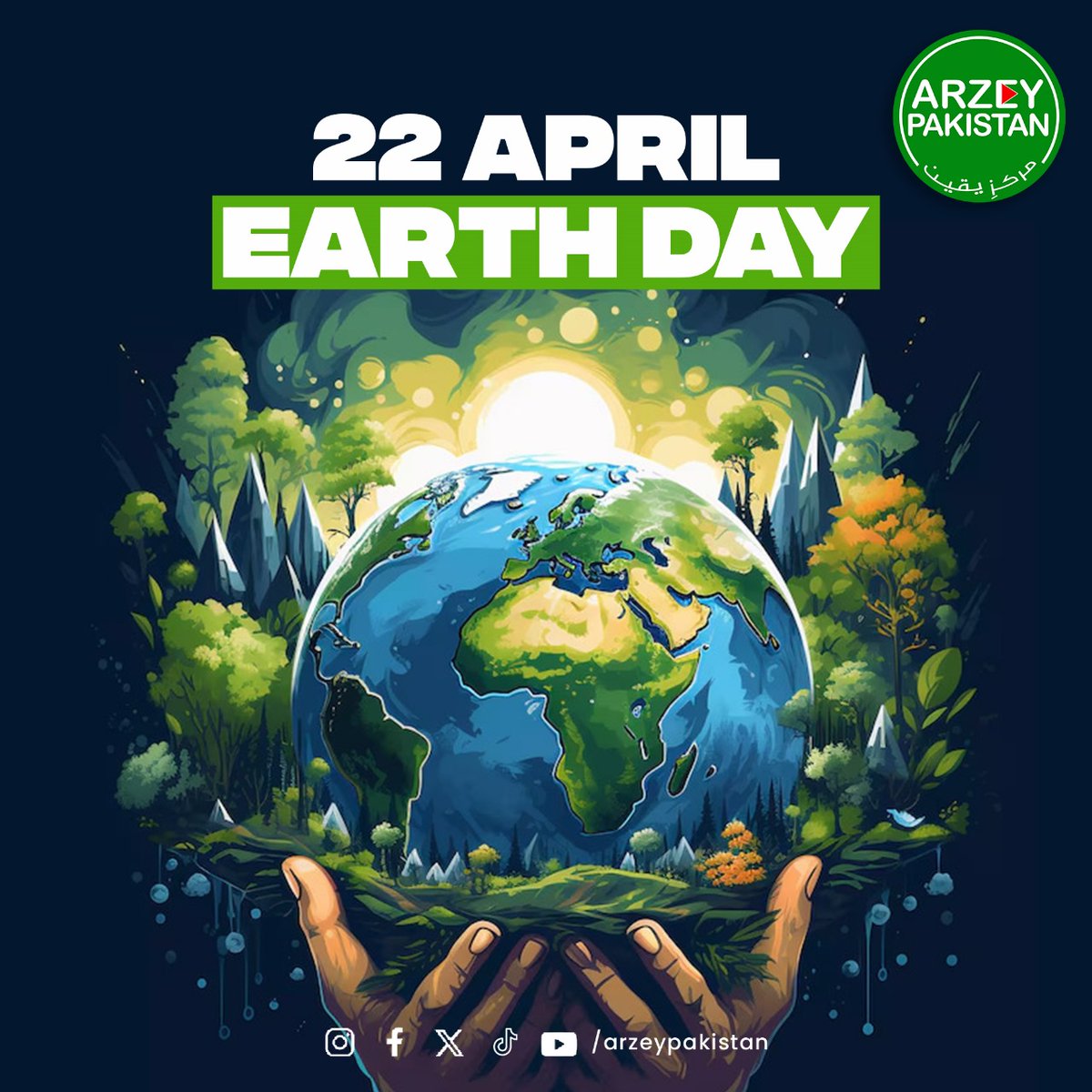 Earth Day 2024.
#ArzeyPakistan #ArzePakistan #PakistanZindabad #EarthDay2024 #EarthDay #ProtectOurPlanet #ClimateAction #GreenFuture #SustainableLiving #GoGreen #SaveOurEarth #EcoFriendly #RenewableEnergy #NatureIsCalling #ZeroWaste #EarthDayEveryDay #Biodiversity #CleanEnergy