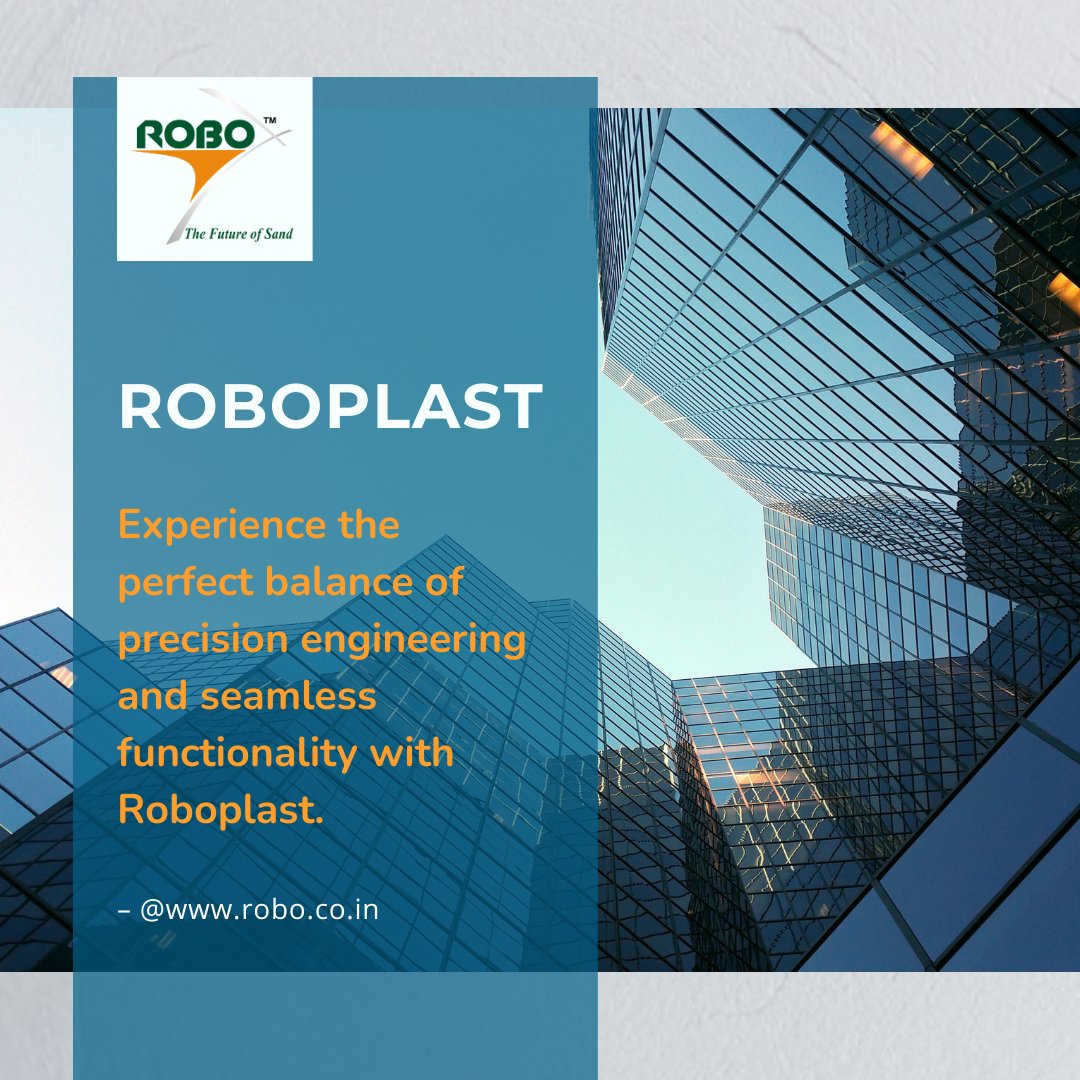 Uncover the flawless fusion of precision engineering and seamless functionality with RoboPlast. #QualityMatters #RoboPlast for all your plastering needs.

#ordernow @ 1800 103 1789, robosand@robo.co.in

#constructionindustry #RoboSilicon