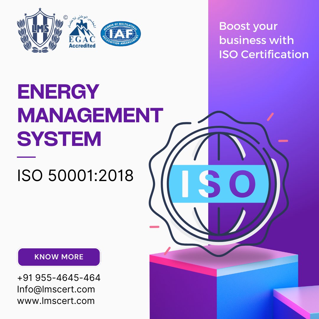 ISO 50001 helps organizations reduce greenhouse gas emissions and minimize their environmental impact, contributing to sustainability goals.

#management #energy #iso50001 #enms #energymanagement #energyconsumption #efficiency #energymanagementsystem