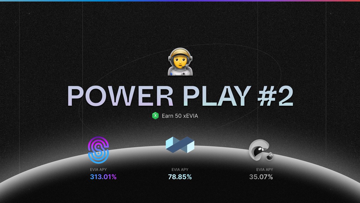 evianetwork's tweet photo. Hey Cosmonauts! 🧑‍🚀
Calling $SOURCE, $PLQ & $QCK stakers!  

Launching POWER PLAY #2 mode for @SourceProtocol_, @PlanqFoundation & @quicksilverzone vaults!  

Users who participate in the campaign will earn extra 50 xEVIA bonus points.   

Here's how you can participate: 
1️⃣ Stake/Re-delegate your tokens to/with Kitkat Validator.
2️⃣ Build Evia's Vault (These auto-compounding vaults are non-custodial)
3️⃣ Sit back and enjoy the rewards party!

Terms and conditions:
👉 This campaign is valid users who create vaults between April 22nd, 2024 to May 7th, 2024. (15 Days)
👉 Users need to build the vault for atleast 1 month.
👉 The minimum amount in the vault should be worth $500 at the time of starting the vault.

🌟 During this period KITKAT validator will have lowest commissions and will not be changing to higher numbers anytime soon!

🌟 Plus, don't forget: We have already taken our first snapshot, Don't miss the next one! 📷🚀