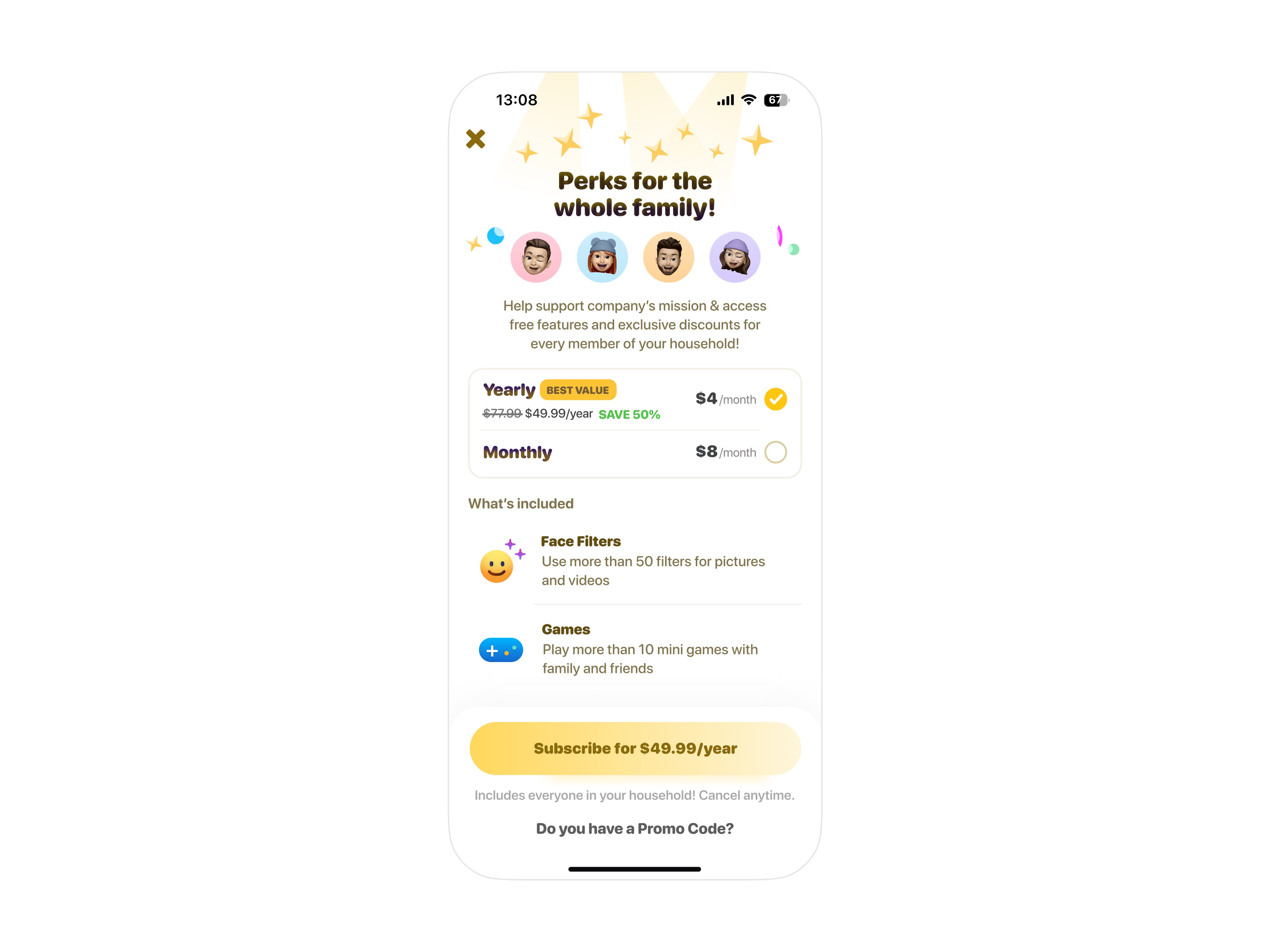 Case study mockup