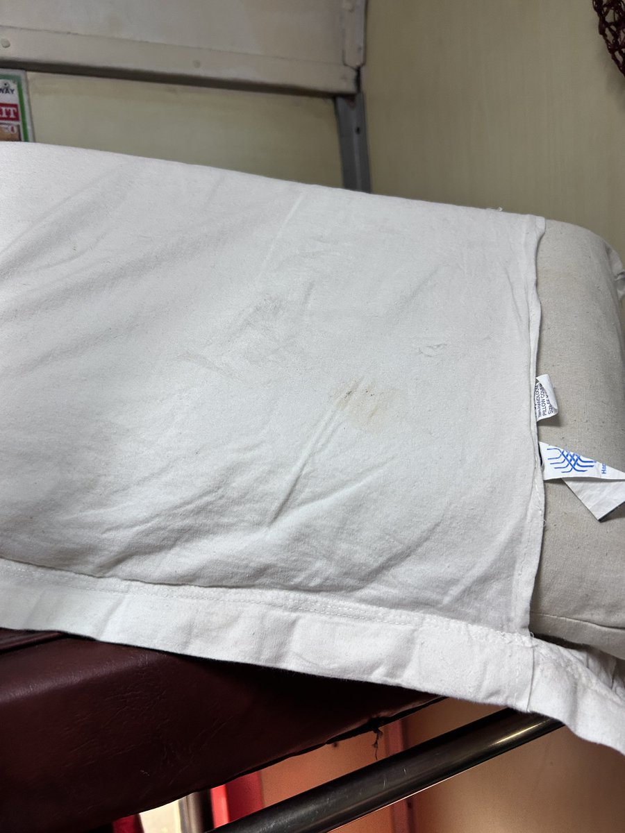 shrinivasbhure's tweet photo. Train no 12769 from Tirupati to Secunderabad train journey date 22 April 2024 . Second AC A2 coach . Bad wash rooms smell used pillow covers dangerous passageway can’t believe https://t.co/79Xk8GMlzl