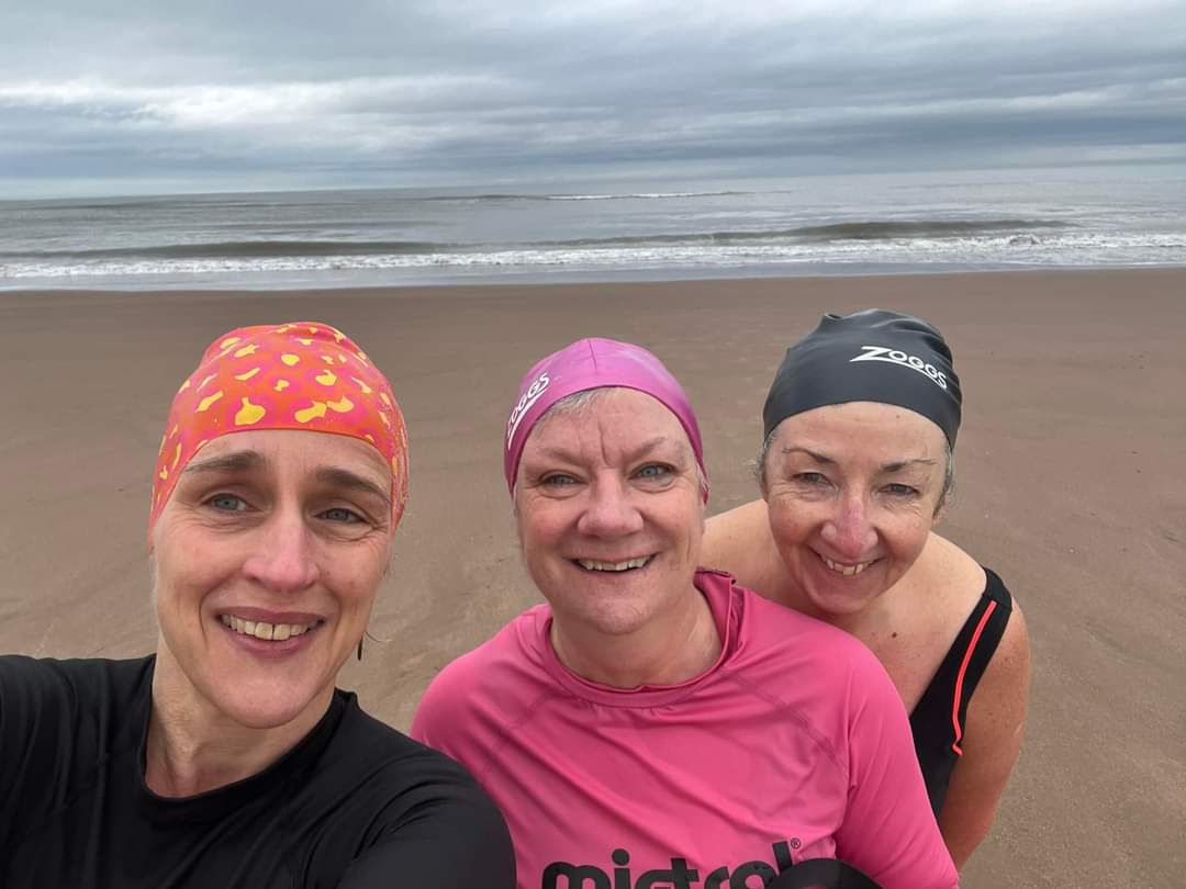 A great swim with @Angus Bluetits at Lunan Bay.