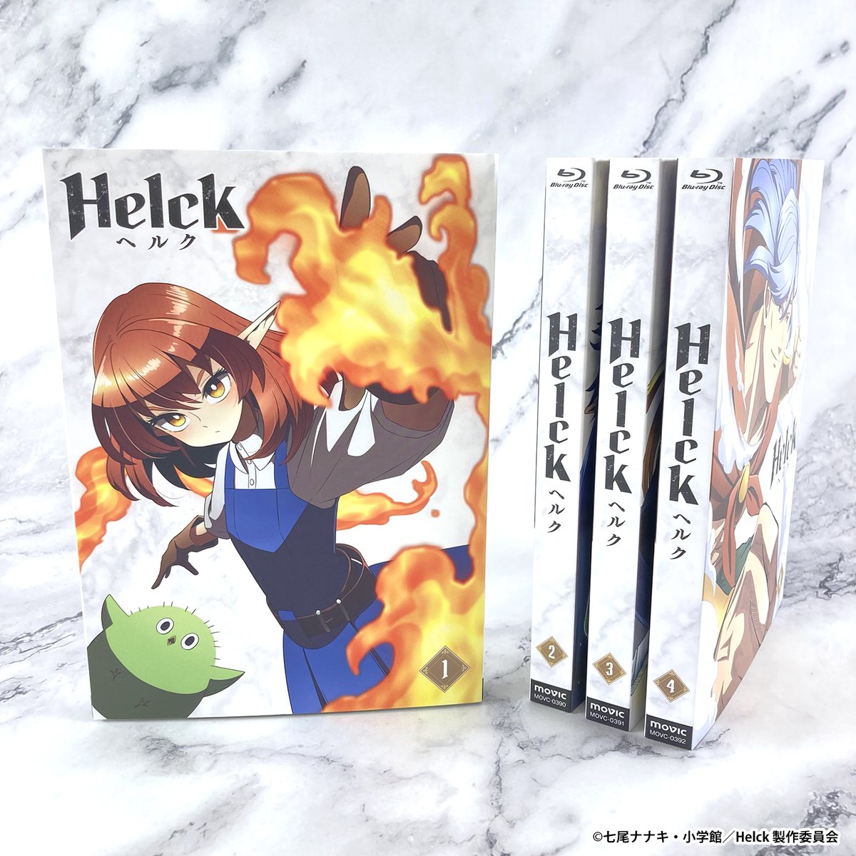 Helck_anime's tweet photo. ／
TVアニメ #Helck
Blu-ray全4巻 好評発売中！
＼

ヘルクたちの辿った物語をもう一度...
Blu-rayで何度でもお楽しみください！

https://t.co/f2ffPCL9zE
#ヘルク https://t.co/ulNpS634dd