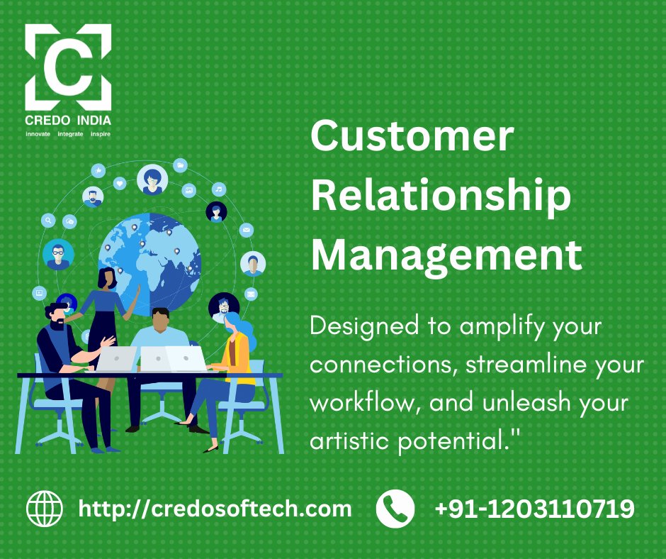 Unlock the power of personalized connections with our Customer Relationship Management system. 
Contact Our Experts Now:
Call At: +91-1203110719
Whatsapp: wa.me/+917011470040
Visit Here: credosoftech.com

#CRM #crmsystem #crmplatform #BusinessSuccess  #opportunity