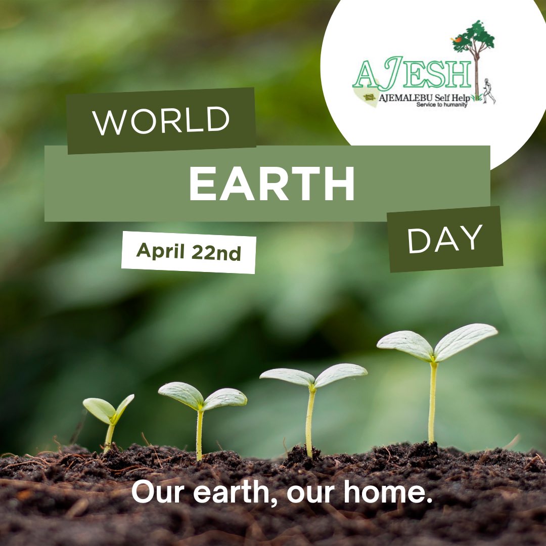 AJESHCameroon's tweet photo. On World Earth Day, let's pause to honor our planet, our home. Together, let's commit to preserving its beauty, protecting its ecosystems, and creating a sustainable future for all living beings.

Every action, no matter how small, makes a difference.

#AJESH
#WorldEarthDay 🌍 https://t.co/5WmpYxATbh