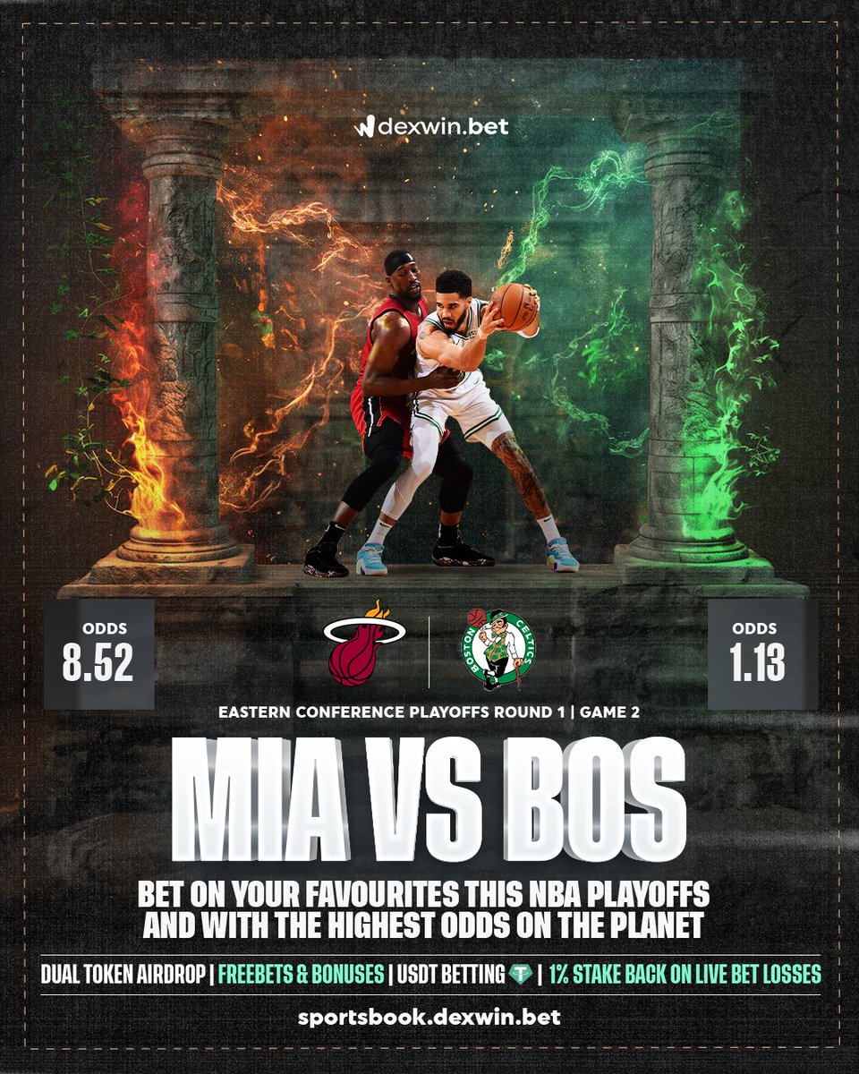 Dawg_Tuah's tweet photo. @stakehighroller Best odds for #NBAPlayoffs on @DexWin_Sports 
Win Bonuses and win big with #USDT betting https://t.co/DXeqEohetO
