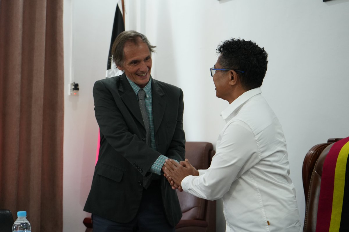 H.E. Mariano Assanami Sabino, Vice Prime Minister of Timor-Leste met Mr. Bruce Campbell, UNFPA Rep, they discussed the challenges of reducing maternal mortality, empowering youth, using data for policy, and combating GBV Together for sustainable development in Timor-Leste.