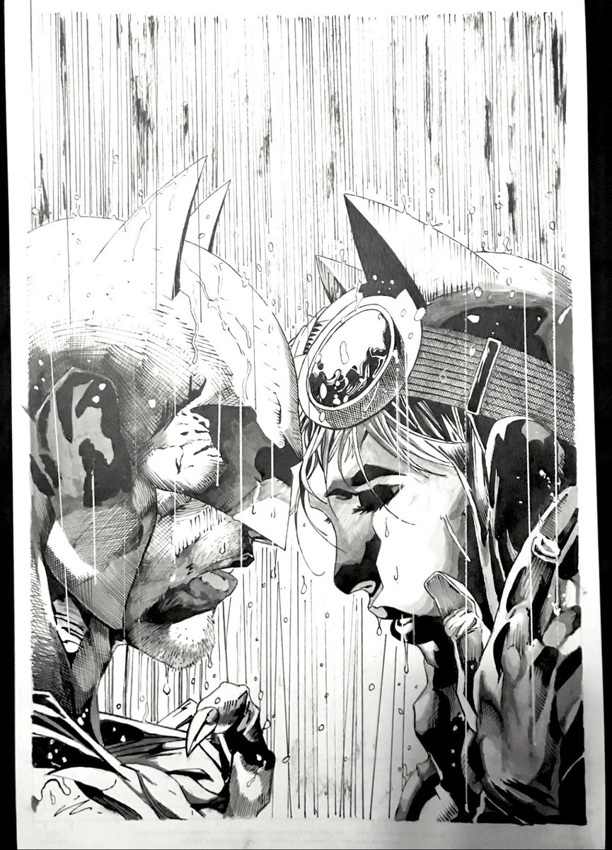 The Cat and the Bat after Jim Lee🐈‍⬛🦇