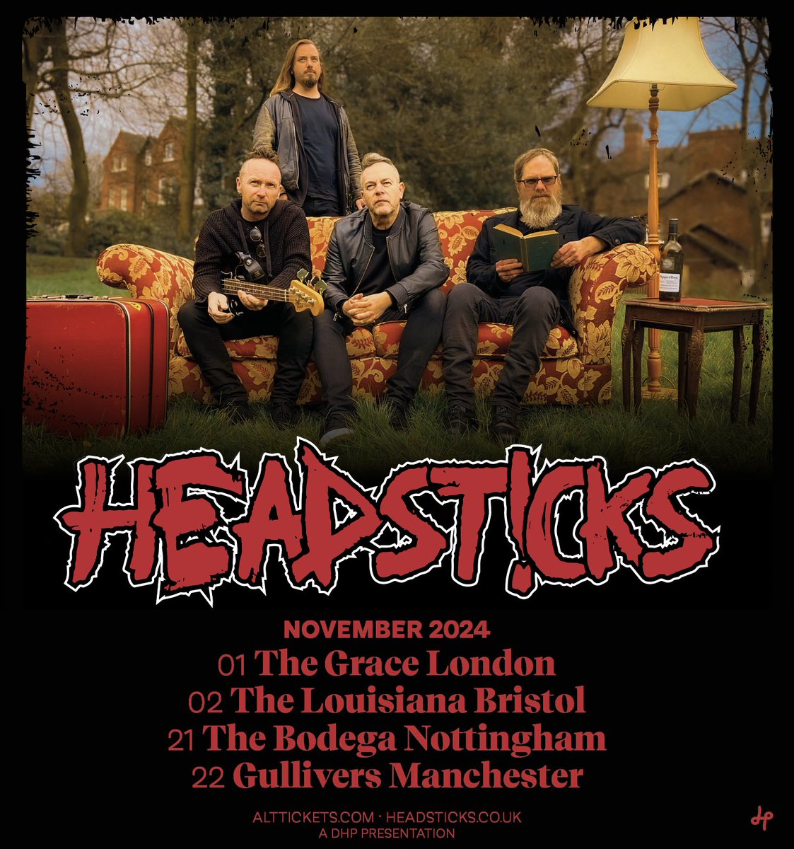 NEW // Dubbed by @ViveLeRock1 as 'a breath of fresh air' & creating their own brand of folk roots infused punk rock n roll are @HeadsticksMusic who will play this November! 📅 Friday 01 November 2024 🎟️ Tickets on sale Friday, 10am.