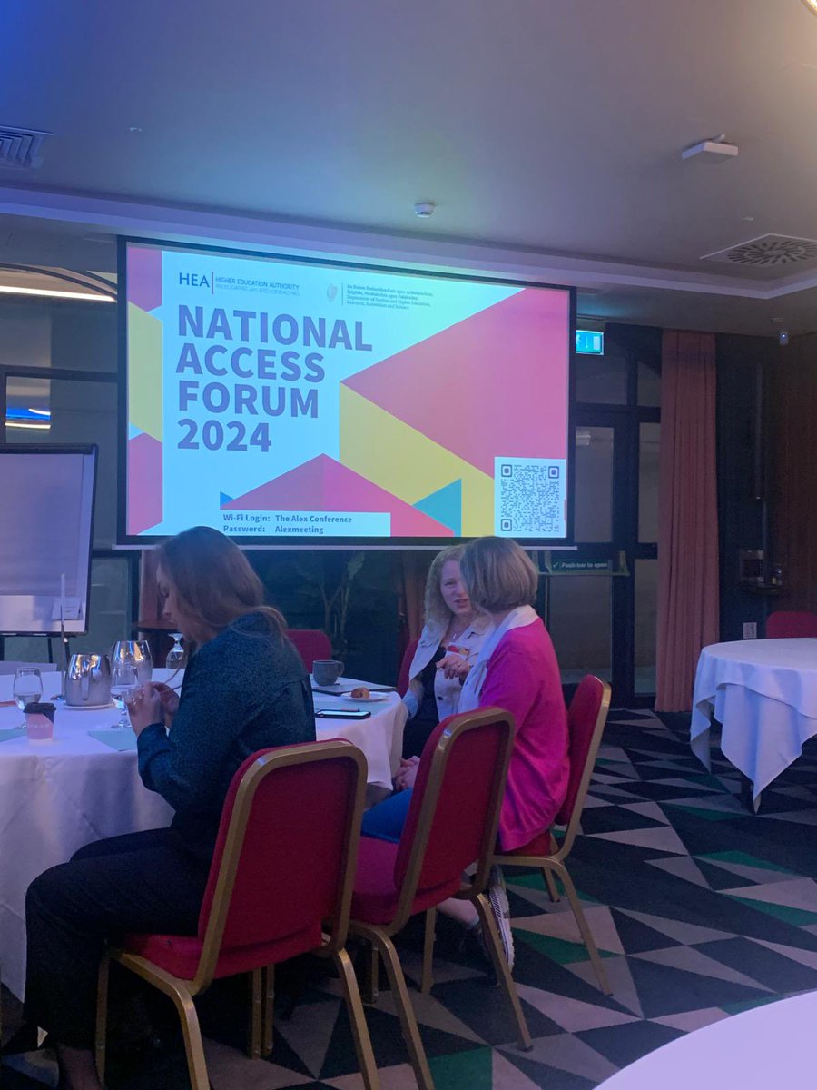 Today @NDAIreland are attending the @hea_irl 2024 National Access Forum. Assistant Secretary General, Keith Moynes, will open the forum shortly and later @CSOIreland will present data on their research project on learners who have experienced care.