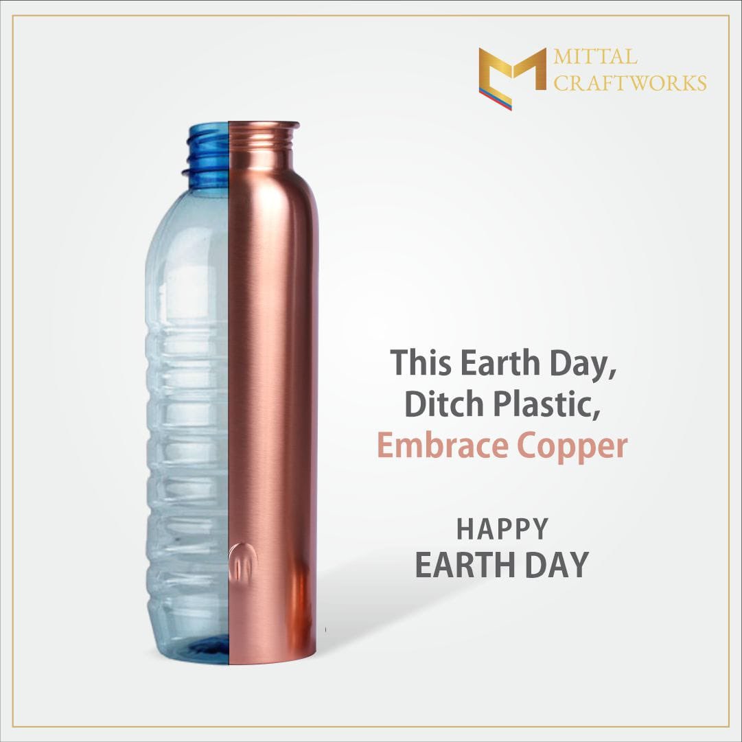 Choose sustainability this Earth Day.

Swap plastic for Copper and make a lasting impact.

Happy Earth Day from Mittal Craftworks! 🌍🌱 

#DitchPlastic #EmbraceCopper #EarthDay #mittalcraftworks #HappyEarthDay