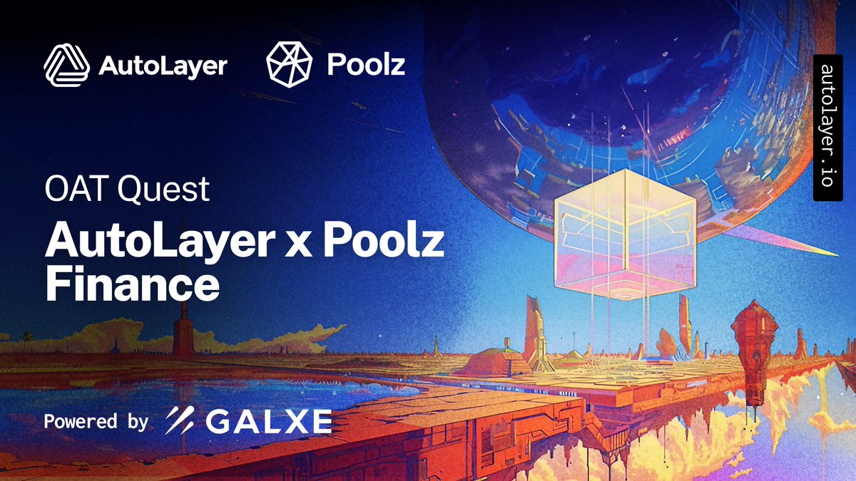 AutoLayer's tweet photo. @Poolz__ Finance joins $LAY3R's Galactic Journey to Genesis!

We have teamed up with the #1 Blockchain Agnostic Launchpad for a major TGE campaign on @Galxe. 🚀

Dive right in and join here 👇
https://t.co/oyuSApYvWZ https://t.co/2CKvD6AG4m
