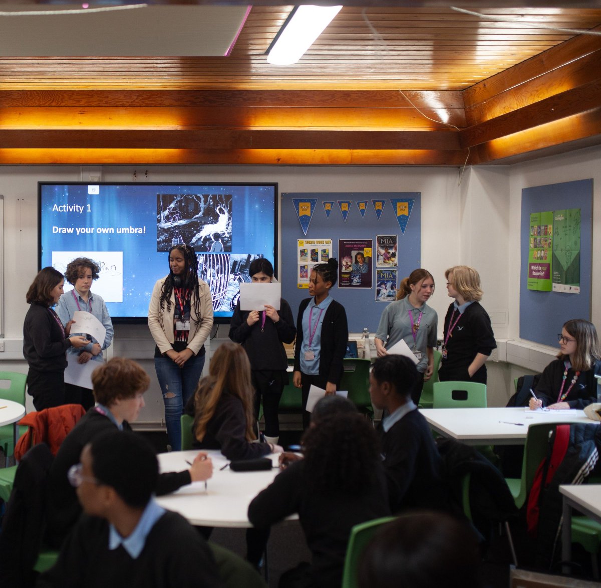 sns_library's tweet image. Author of Mia and the Lightcasters @JanelleLMccurdy visited @StokeySchool to celebrate #WorldBookDay2024 . Janelle gave a presentation in assembly and then ran some creative writing workshops with our Year 9 students. Great fun! Thank you so much Janelle!⚡️