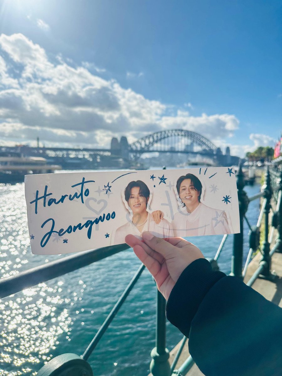 Haruto and Park Jeongwoo in Sydney Opera House 🇭🇲

Thank you @JEONGWO0XHARUT0 for design the handbanner 🤍