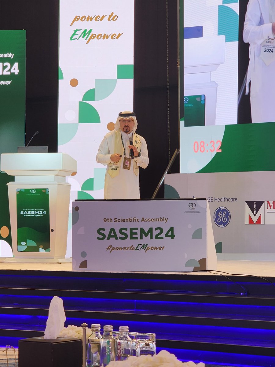 roaa_alnasser's tweet image. A wonderful talk by @DMulhim about data driven EDs.
#powertoEMpower
#SASEM2024
