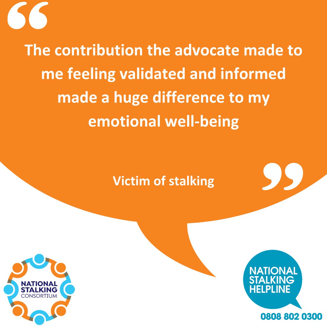 Specialist stalking services are crucial to the multi-agency response to stalking. We urge the government to allocate £243 million in funding to these services, enabling them to continue to collaborate with criminal justice agencies to better support stalking victims. #NSAW2024