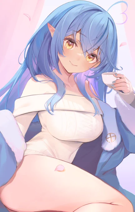 花見酒ラミィちゃん #LamyArt 