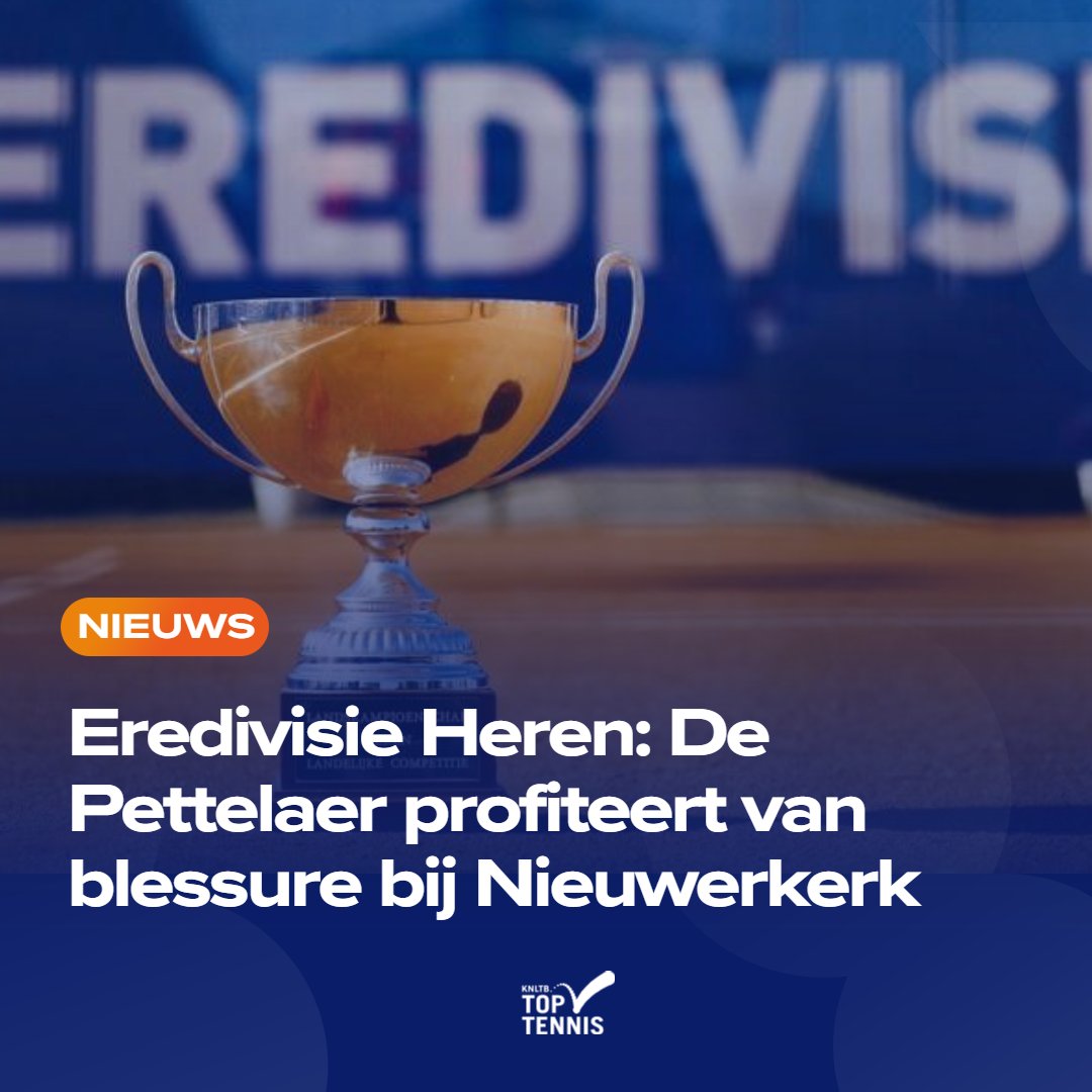 Promovendus De Pettelaer boekte de eerste zege van dit seizoen in de Eredivisie Heren, waar Suthwalda voorlopig aan de leiding gaat en titelverdediger Leimonias onderaan bungelt. #toptennis #knltb  toptennis.tennis.nl/nieuws/2024/04…..
