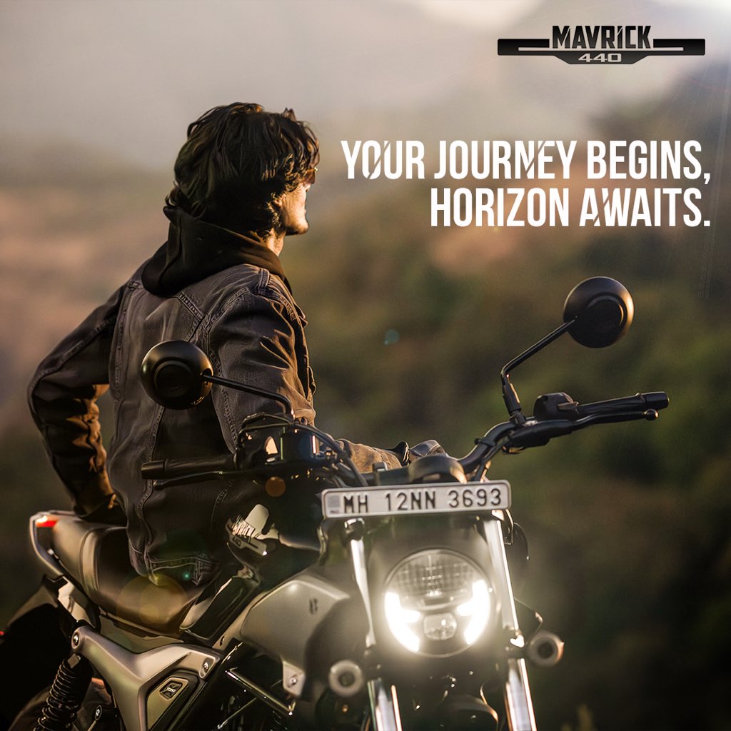 Embark on an unforgettable experience with the Mavrick 440! Book your test ride today. #Mavrick440 #HeroMotoCorp