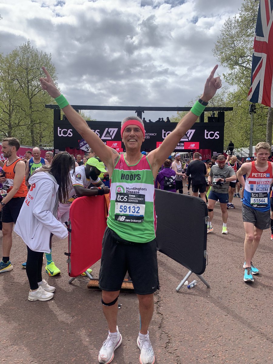 Congratulations Mr Hooper for an amazing London Marathon. Completed it in 3 hrs 46 🤩 Well done 🤩