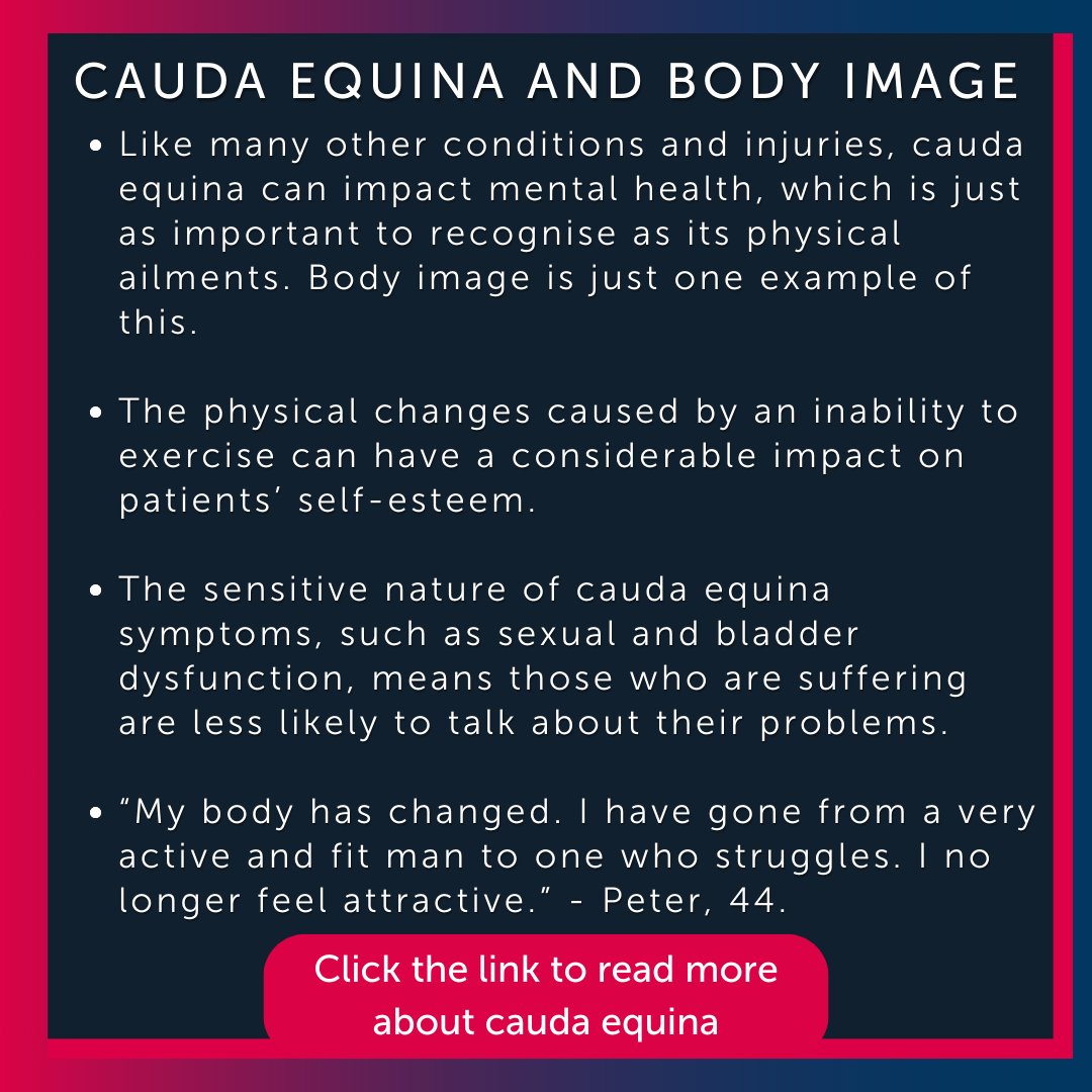 #CaudaEquinaSyndrome impacts physical health in many ways - but what about body image? In our guide, we explore the significant impact this condition has on a person's self-image - and how support from organisations like @caudaequinacesa can help them: jmw.co.uk/services-for-y…