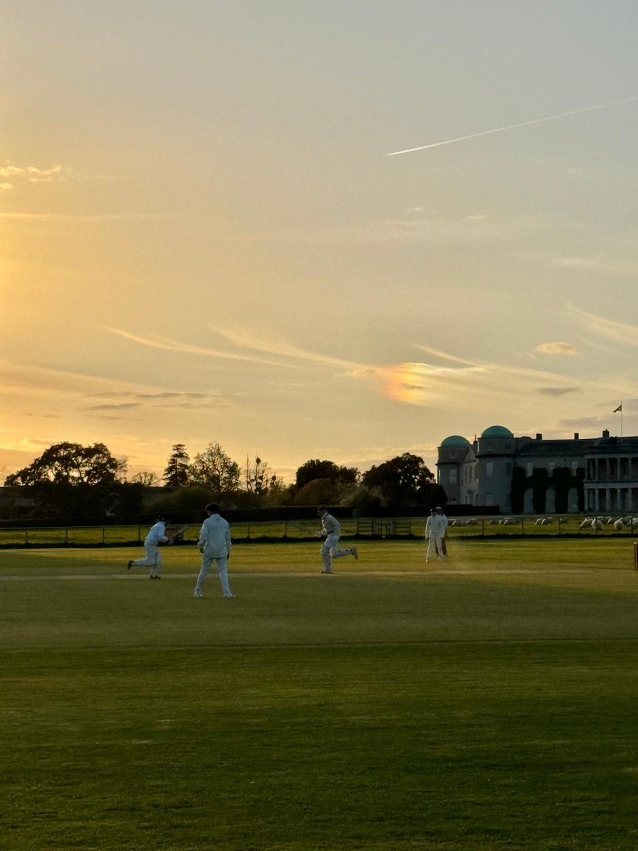 Thanks to @goodwoodcricket for a great start to the cricket season, in a beautiful setting. We couldn't chase down their total of 209 but @M_H_Taylor & @nicholas_hogg bowled well in tandem. @holland_tom took his first wicket of year made runs with @Tweetisaurus for last wicket.