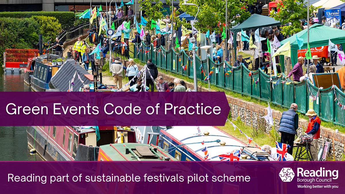 Festival organisers in #rdguk are working together on the Green Events Code of Practice to make events more sustainable. We recently held a workshop with organisers of events inc Reading Festival, Readipop, East Reading Festival & Water Fest. rdguk.info/uSABZ #EarthDay