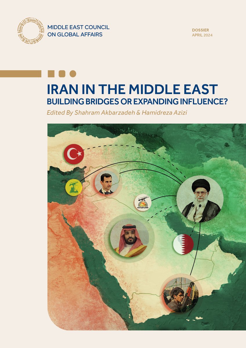 We are delighted to announce the publication of our timely dossier, 'Iran in the Middle East: Building Bridges or Expanding Influence?' edited by @S_Akbarzadeh and @HamidRezaAz. Read more: mecouncil.org/publication/ir… w/ @MehranKamrava, Fatima Alsmadi, @faosi2088, @MuhanadSeloom,