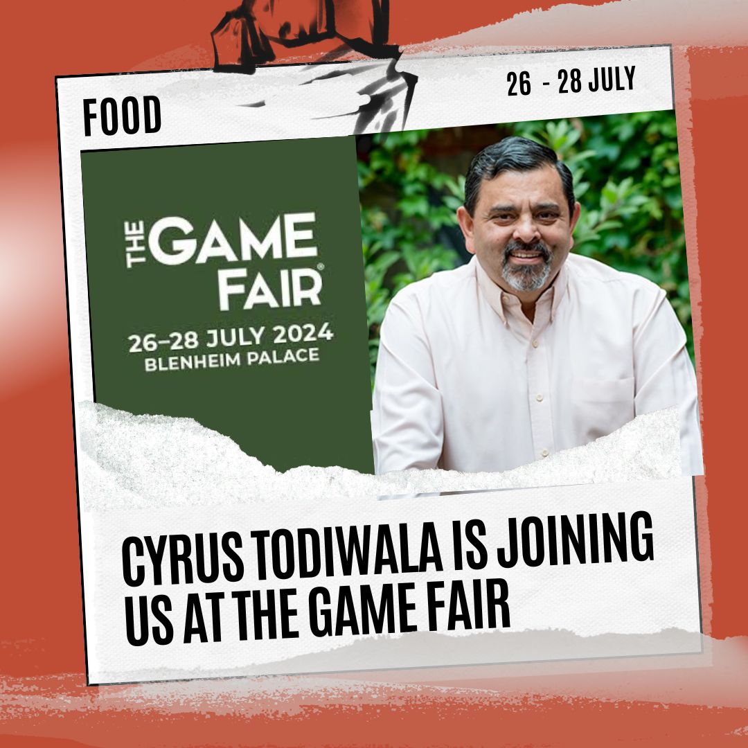 With @TheGameFair fast approaching we’re excited to announce the first of the names confirmed for the Wild Food Theatre. Headlining on Friday is @chefcyrustodiw1, while fans of @FirstDates can see @MerlinFDC4 on stage mixing cocktails. Get your tickets: orlo.uk/Iksg1