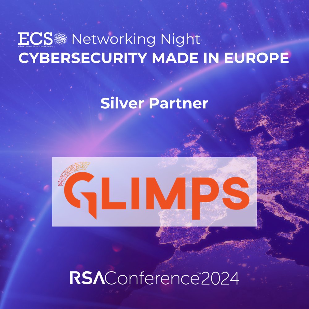 ecso_eu's tweet photo. 🆕 New week, new announcements! We're thrilled to introduce @GlimpsRe as our Silver Partner for the ECSO Networking Night: CYBERSECURITY MADE IN EUROPE in San Francisco on 6 May 2024! Join us in welcoming @GlimpsRe on board! 

Learn more: https://t.co/ZswCMF5eVm 🚀🌐💫 https://t.co/mPm1rLoBT6