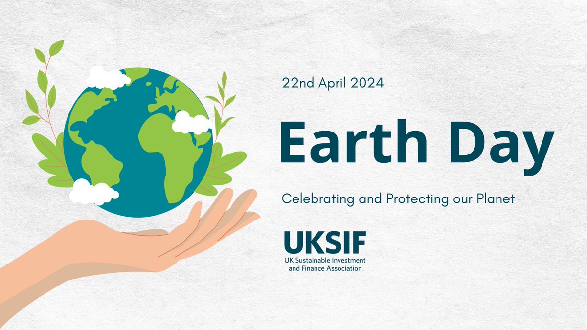 Happy #EarthDay! Let's join forces to pledge for a sustainable future through responsible investments and eco-friendly practices. Together, we can shape a brighter future for generations to come. #SustainableFinance #EarthDay2024