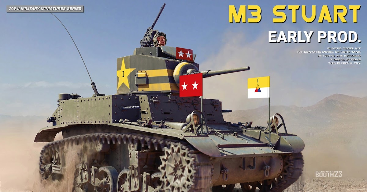 Preview: MiniArt's 35th scale M3 Stuart 'Early Production' with a full interior.... dlvr.it/T5rHNy
