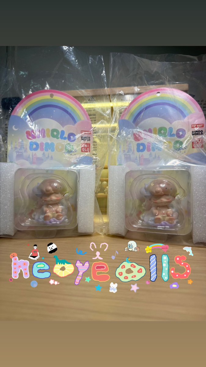 neoyeolls's tweet photo. 💖 WTS : DIMOO x UNIQLO 🫧
Figure ฿4,000.- มีสองตัวค่า
เสื้อตัวละ590฿ มีแค่XLค่า เดมโล้ด
พร้อมส่งไปร / ส่งแมส / นัดรับ ได้เลยค่า ✨
#ตลาดนัดpopmart #ตลาดนัดdimoo #dimoo #popmartdimoo #popmart #uniqlo #crybaby
#ยูนิโคล่ #Dimoo #ตลาดนัดDimoo #UniqloThailand #UniqloUT https://t.co/IHdDlnyUJo