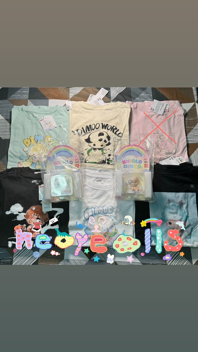 neoyeolls's tweet photo. 💖 WTS : DIMOO x UNIQLO 🫧
Figure ฿4,000.- มีสองตัวค่า
เสื้อตัวละ590฿ มีแค่XLค่า เดมโล้ด
พร้อมส่งไปร / ส่งแมส / นัดรับ ได้เลยค่า ✨
#ตลาดนัดpopmart #ตลาดนัดdimoo #dimoo #popmartdimoo #popmart #uniqlo #crybaby
#ยูนิโคล่ #Dimoo #ตลาดนัดDimoo #UniqloThailand #UniqloUT https://t.co/IHdDlnyUJo