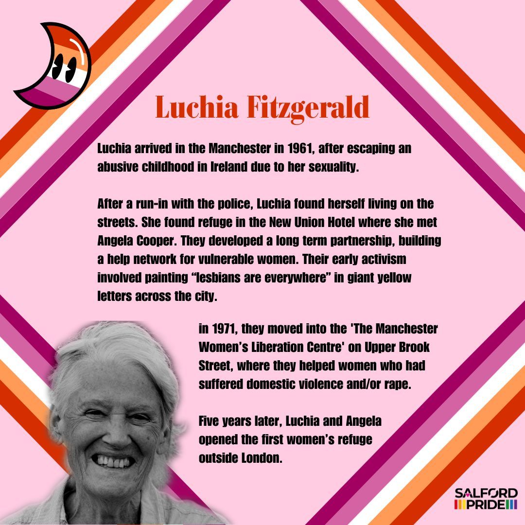 It’s International Lesbian Visibility Week with the theme being the power of sisterhood. Throughout the week, we will be showcasing local sisters that YOU have said have made an impact on your lives. Today we raise awareness of the great work of Lucia Fitzgerald. #LVW24