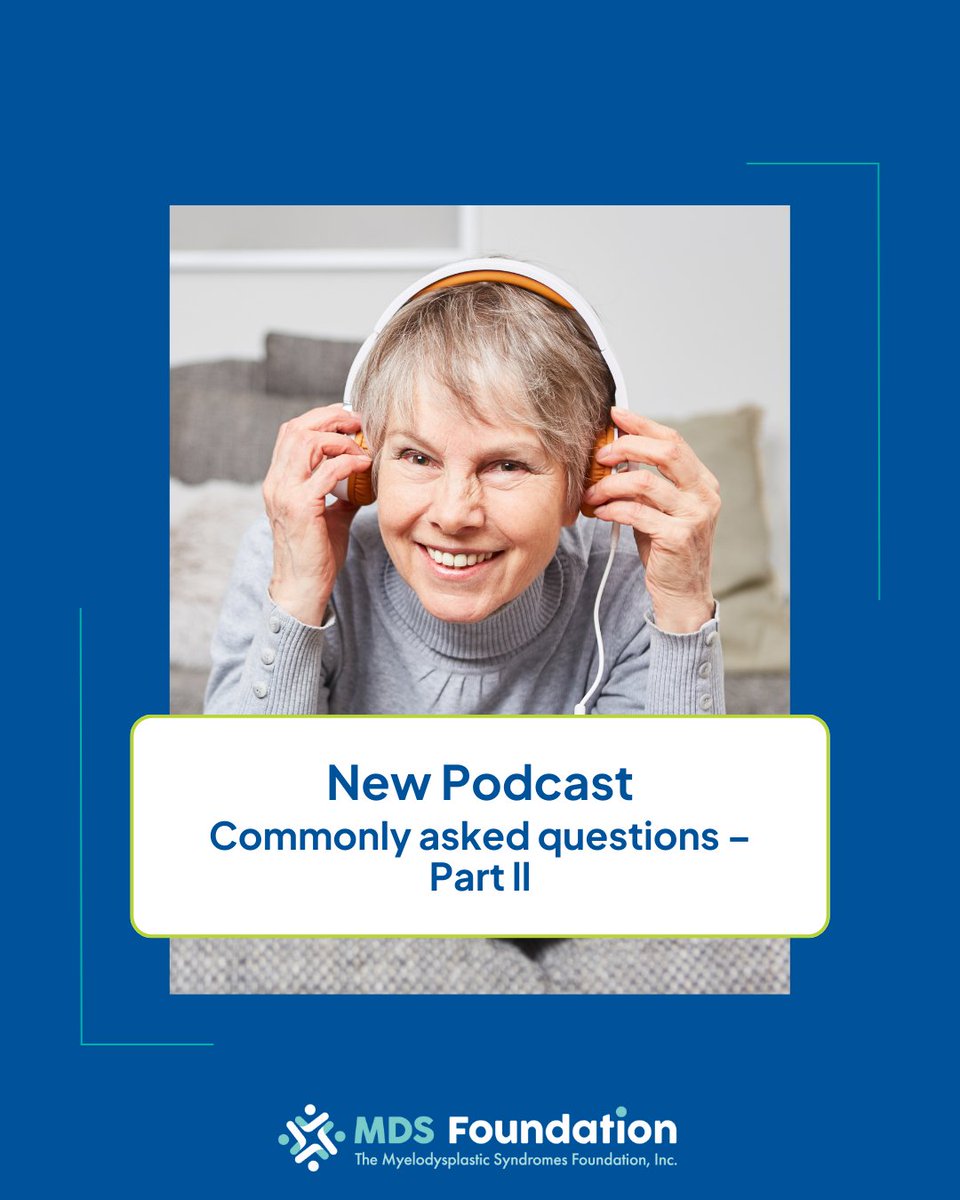 Tune in to episode 4 of our podcast series: Commonly Asked Questions – Part lI. 🎧 This episode features a deep dive with Mrs. Iris Yahal, founder of the MDS Israel Support Group, and Dr. Mittelman from Tel-Aviv. Listen today: bit.ly/3uTwrIX