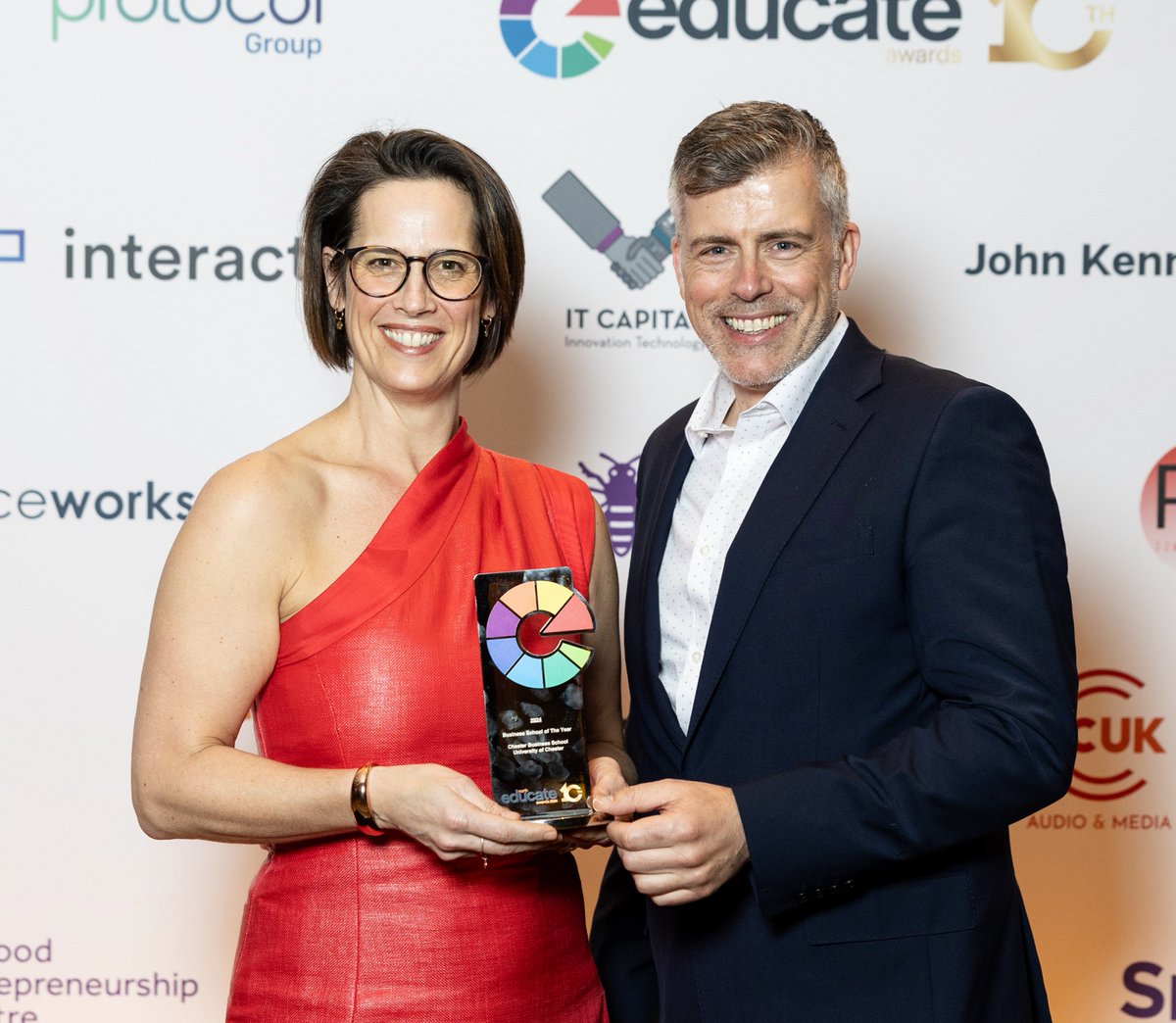 Chester Business School has been named the best in the North of England at a prestigious awards evening. @uoc_business @educatenorth bit.ly/49HuFcp