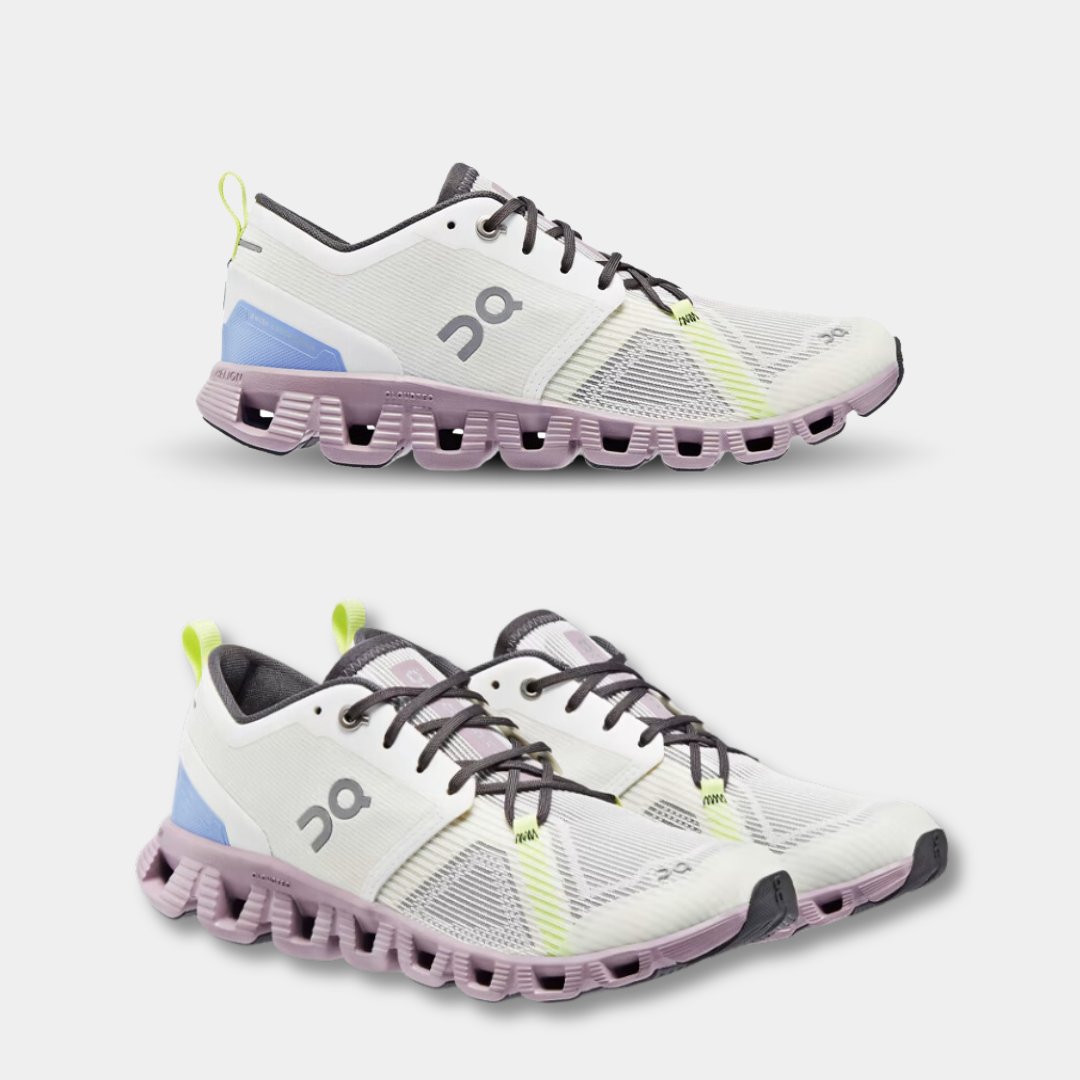 Ultralight comfort for energetic personalities who love to never stand still 🏃‍♀️ On Cloud X 3 Shift Women's Shoes 👟 🛒 l8r.it/i3tj