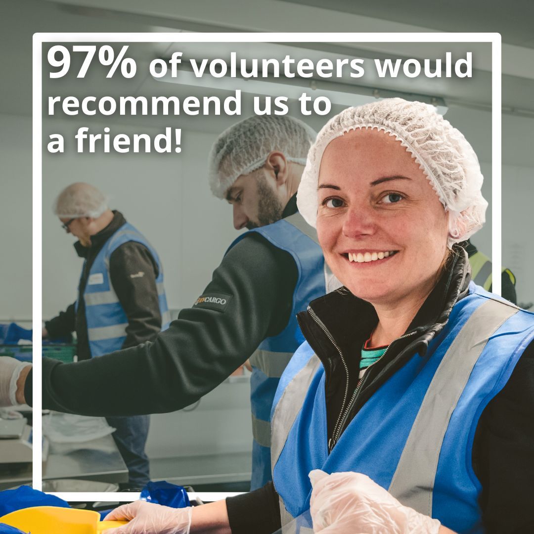 97% of our volunteers say they would recommend volunteering at FareShare Midlands to a friend! Why not give it a go yourself? We have a range of vacancies on our website to suit your interests! buff.ly/46J1WT4 #Charity #FareShareMidlands #VolunteerOpportunities