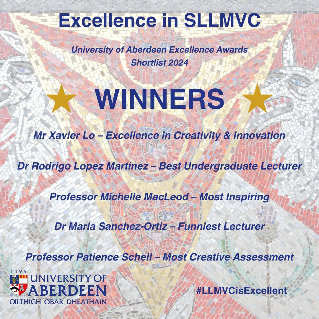 From 47 nominations, to 8 shortlisted, to 5 winners! 🏆✨

Congratulations to Xavier, Rodrigo, Michelle, Maria, and Patience! #LLMVCisExcellent 🌟
