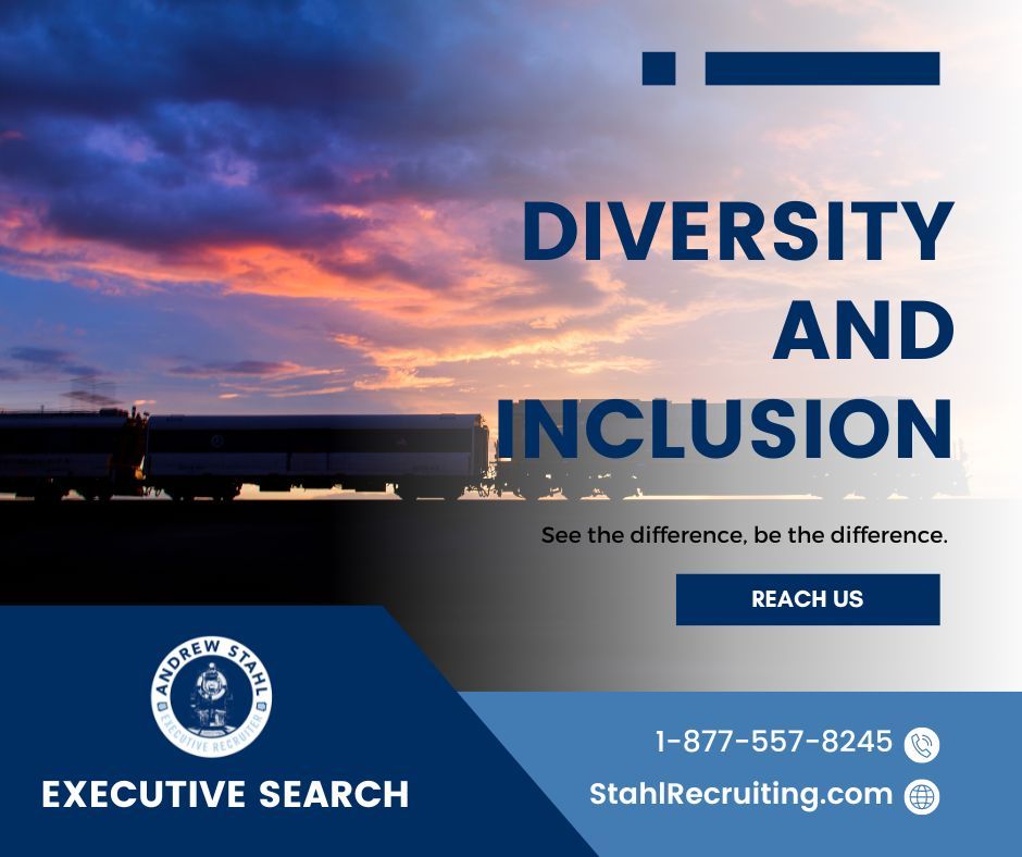 ❓ How to Create a More Diverse and Inclusive Workplace❓ Start here👉 💠 Acknowledge Different Cultural Practices 💠 Audit Your Workforce for Diversity💠 Create a Multilingual Workforce 👍 We offer inclusive, diverse recruiting in the rail industry. 📩 info@stahlrecruiting.com