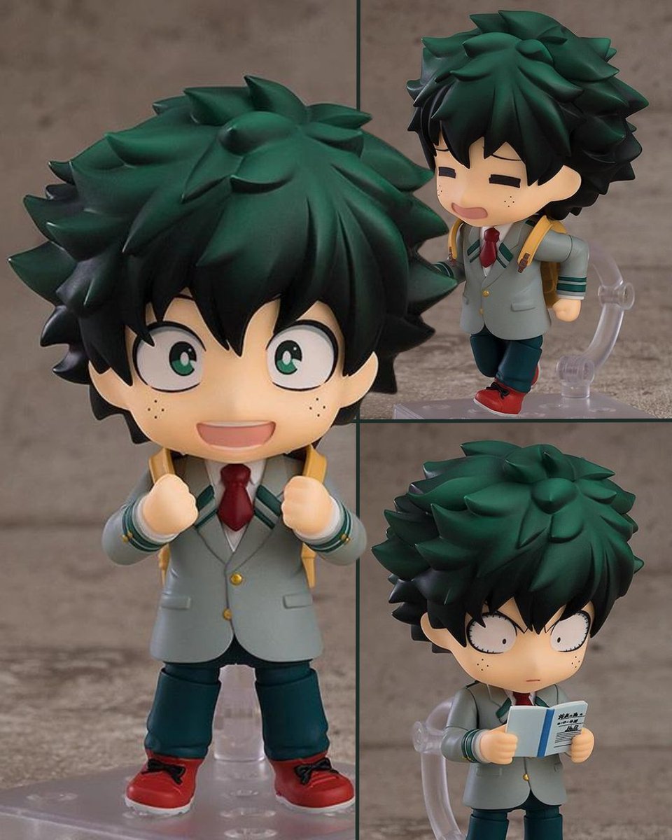 My Hero Academia - Izuku Midoriya: U.A. School Uniform Ver. Nendoroid - Preorder Available! 🛑buff.ly/447wYEv #BokunoHeroAcademia #MyHeroAcademia