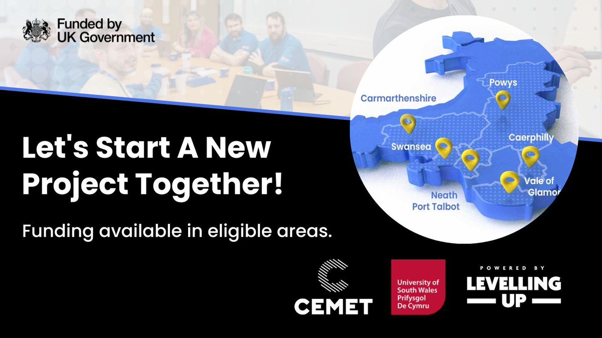 👉 You bring the sector expertise, and we'll bring the tech experts! 👈

Do you have an idea you'd like to explore? We have funding available for businesses in Wales to access fully funded R&amp;D.

📩 Get started here ➡️ buff.ly/48MTHXn

#UKSPF #AI #VR #tech #wales
